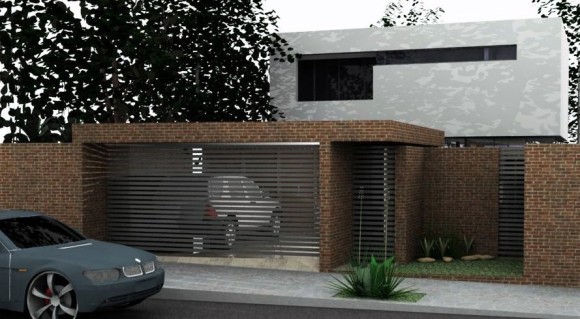 3D modelado y diseño casa jutta Paraguay