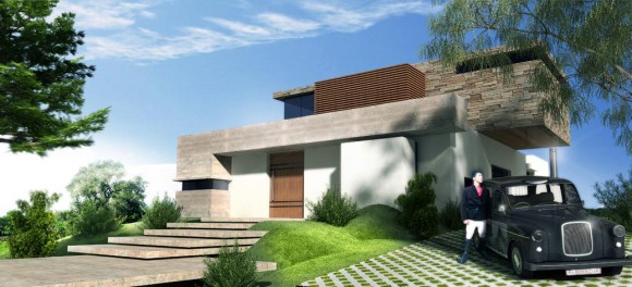 3D Vivienda en el Parana Country Club Render - Arquitectura de Casas