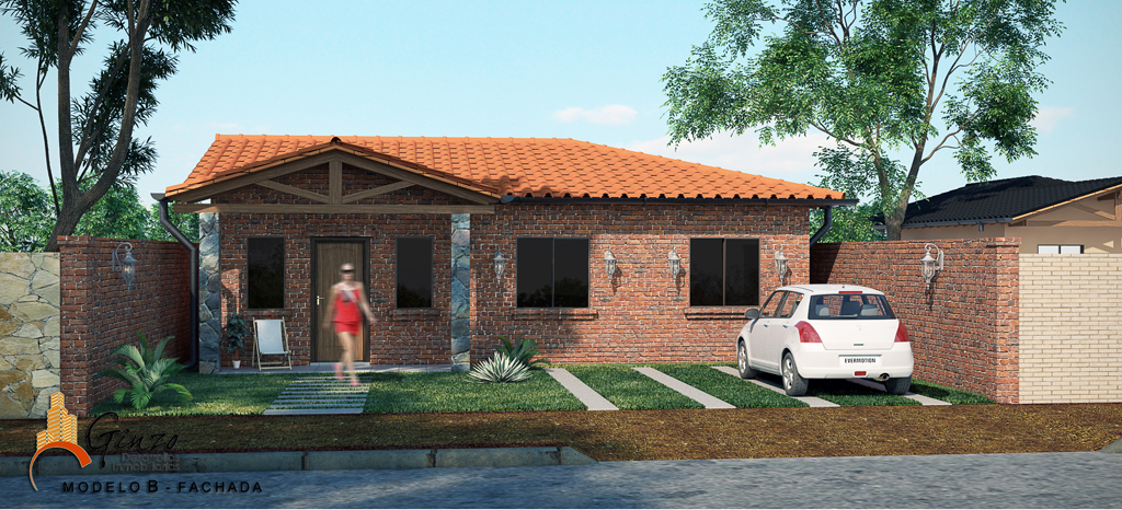 3D Viviendas Económicas Render | Arquitectos del Paraguay, Galería de  Arquitectura, Proyectos y Servicios de Construcción.