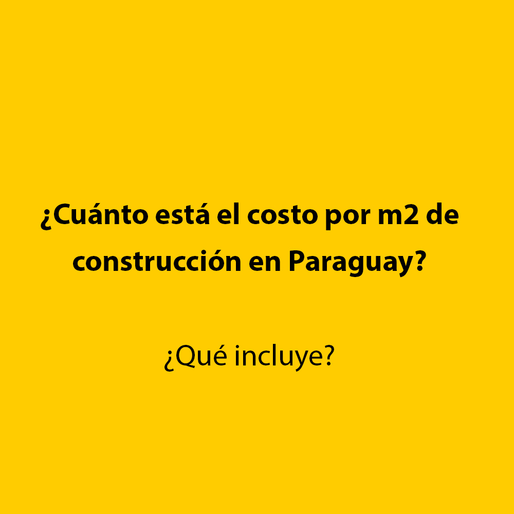 Cuánto cuesta el m2 de construcción de casas y departamentos en Paraguay? |  Arquitectos del Paraguay, Galería de Arquitectura, Proyectos y Servicios de  Construcción.
